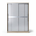 Armoire à portes coulissantes en bois avec miroir 160 x 60 x 200cm