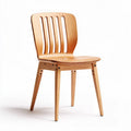 Chaise en bois naturel avec dossier fendu dimensions 45 x 45 x 85cm